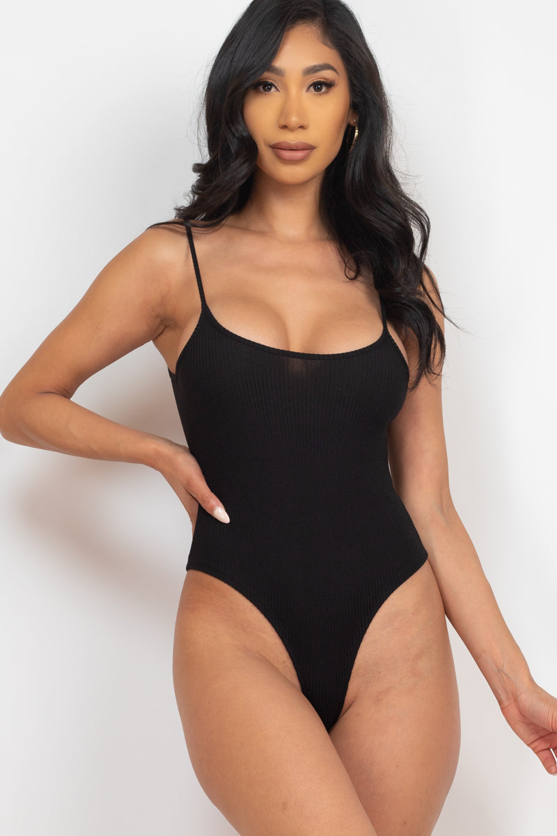 Ribbed Cami Bodysuit