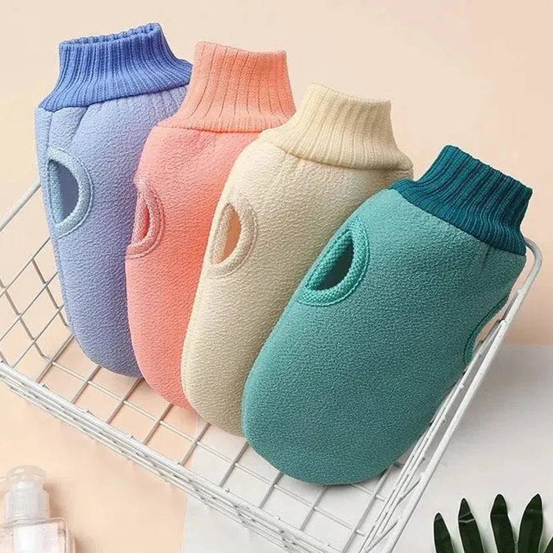 1PC Bath for Peeling Exfoliating Body Cleaning Scrub Mitt Rub Dead Skin Gloves for Shower Body Brush Towel SPA Foam Body Massage