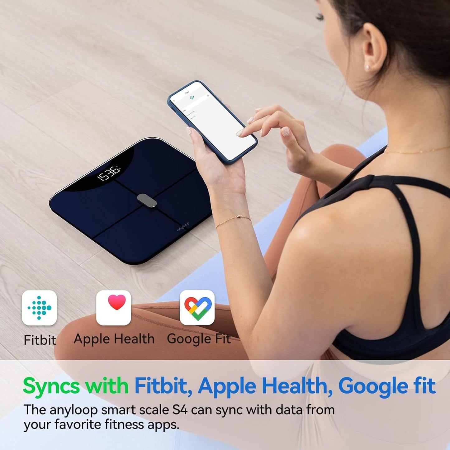 Digital Scale for Body Weight with Data Sync App