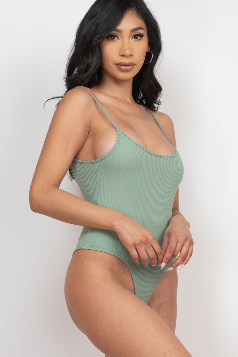 Ribbed Cami Bodysuit